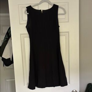 Just Taylor Black Textured Dress